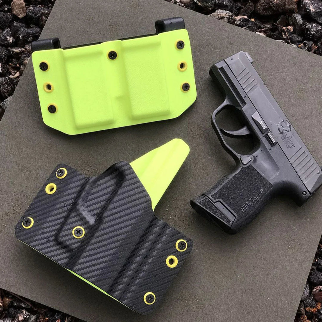 GLOCK COMPATIBLE -OWB GEMINI HOLSTER (CLOSED BELT LOOPS)