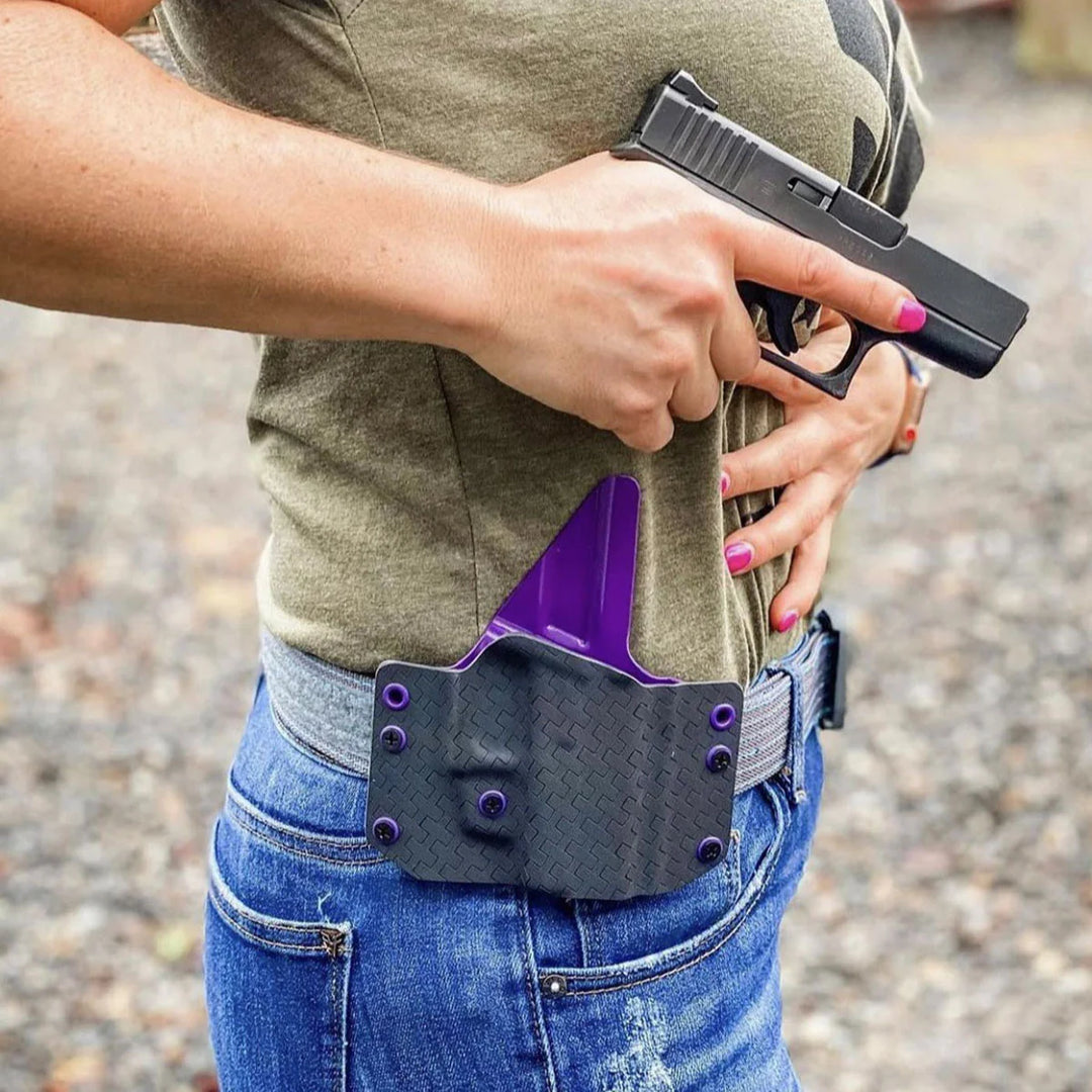 GLOCK COMPATIBLE -OWB GEMINI HOLSTER (CLOSED BELT LOOPS)