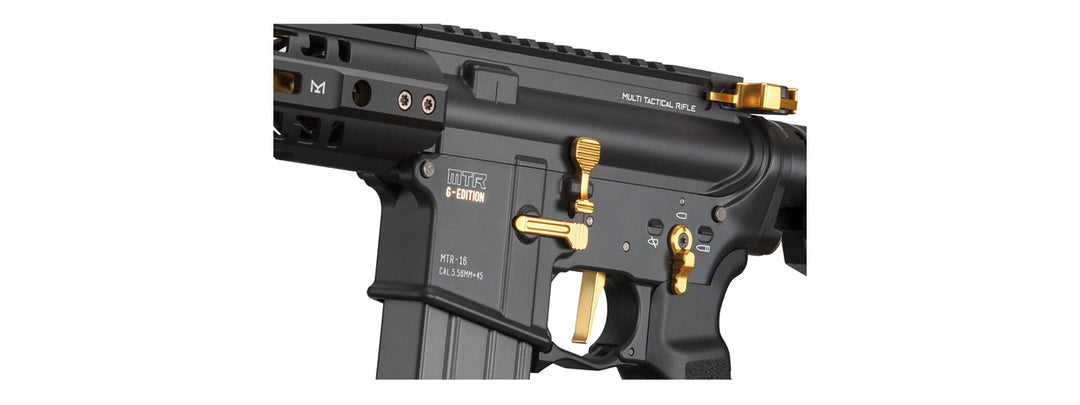 TOKYO MARUI MTR16 G RIFLE | GBBR AIRSOFT (BLACK & GOLD)