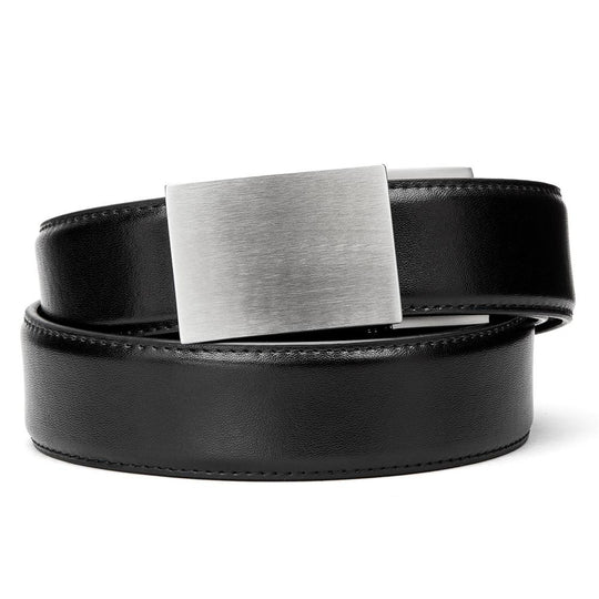 X4 BUCKLE | LEATHER GUN BELT 1.5" STAINLESS STEEL BUCKLE