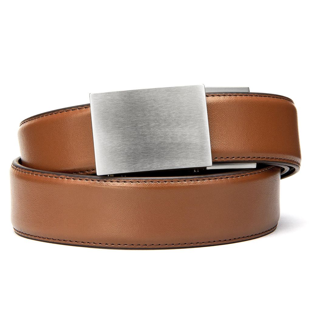 X4 BUCKLE | LEATHER GUN BELT 1.5" STAINLESS STEEL BUCKLE