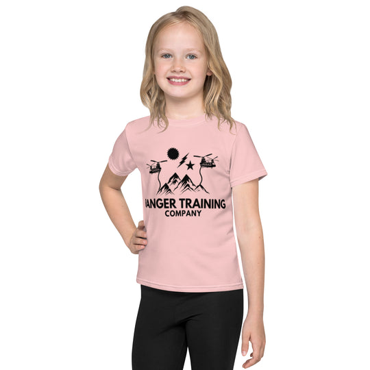 Kids crew neck t-shirt Pink