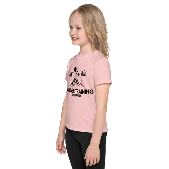 Kids crew neck t-shirt Pink