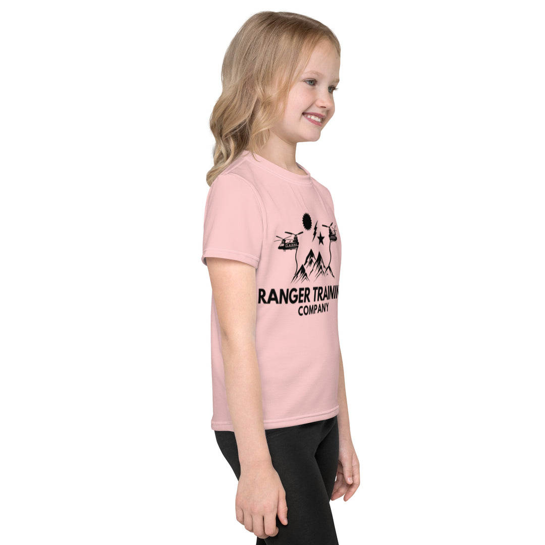 Kids crew neck t-shirt Pink